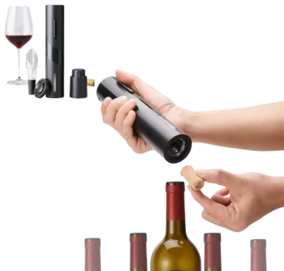 Ouvre-vin électrique rechargeable.