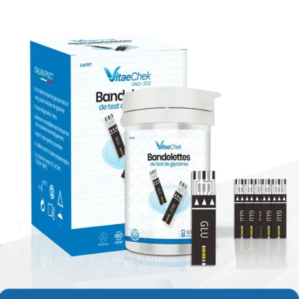 Bandelettes de test Glycèmique – VitaeStrip